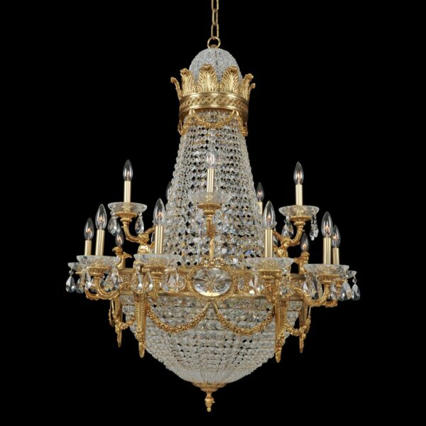 Marseille (10+5) Arm 2 Tier Chandelier Chandelier Allegri