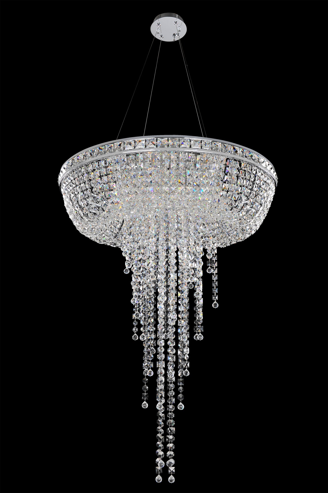 Cascata 32 Inch Convertible Pendant - Flush Mount Pendant Allegri