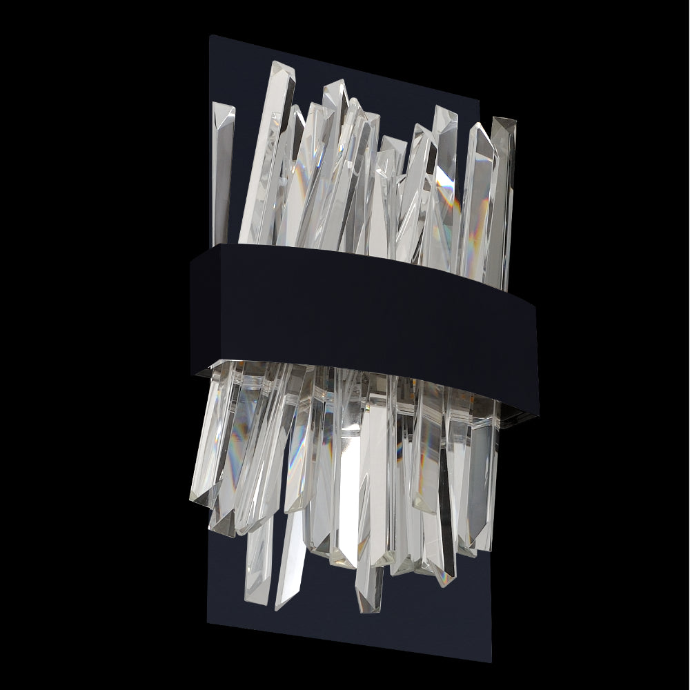 Glacier LED ADA Wall Sconce Matte Black Wall Sconce Allegri