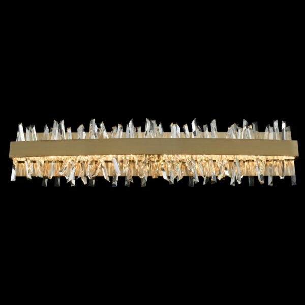 Glacier 32 Inch LED ADA Bath Brushed Champagne Gold Bath and Vanity Allegri