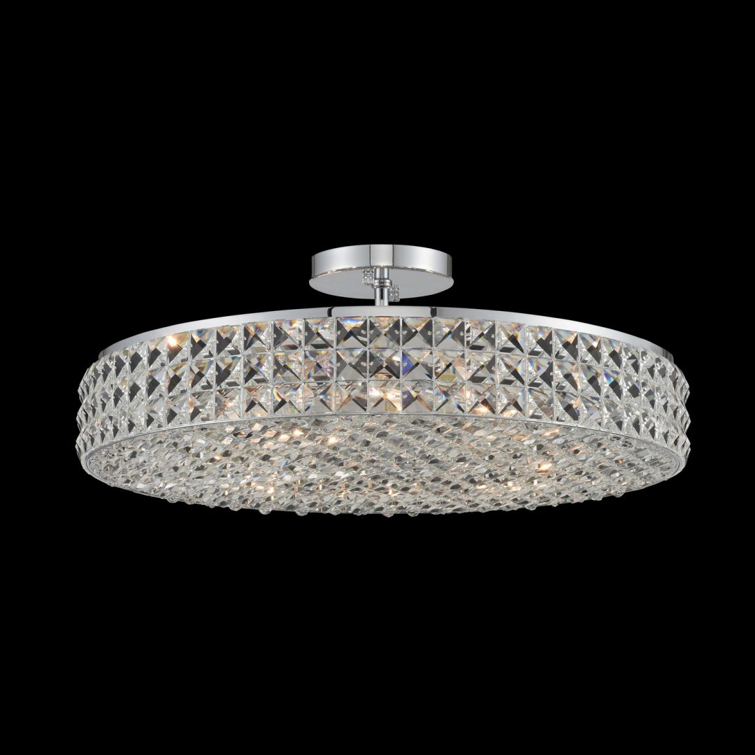 Loro 20 Inch Semi Flush Mount Semi Flush Allegri