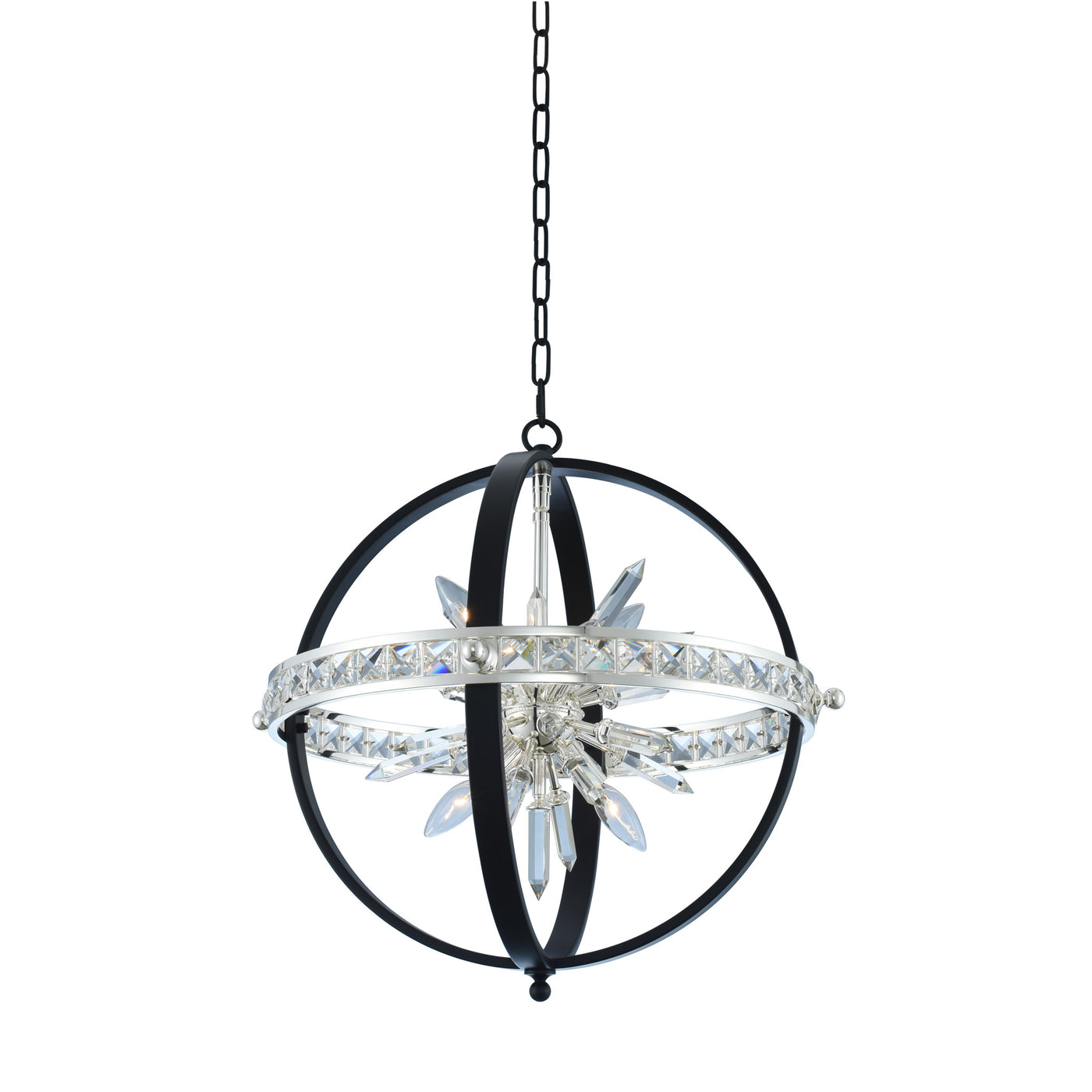 Angelo 23 Inch Pendant Matte Black Pendant Allegri