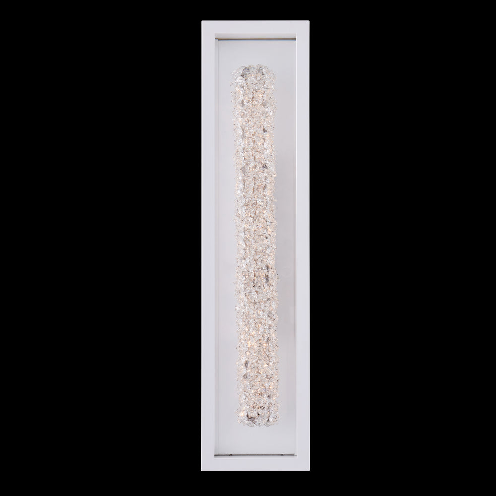 Lina Esterno 27 InchMatte White Outdoor Wall Sconce Exterior Allegri