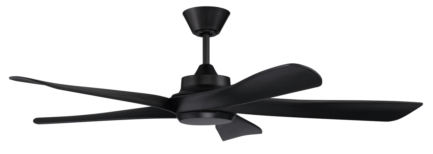 52" Captivate Indoor/Outdoor (Damp) in Flat Black w/ Flat Black Blades Ceiling Fan CRAFTMADE