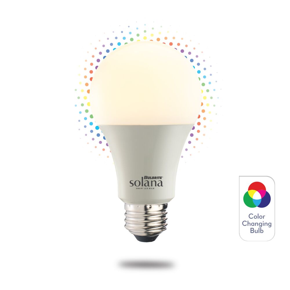 SMART LED WIFI BULB 9W A19 90CRI WHITE LIGHT PLUS MULTI-COLOR 60W EQUIVALENT 1PK