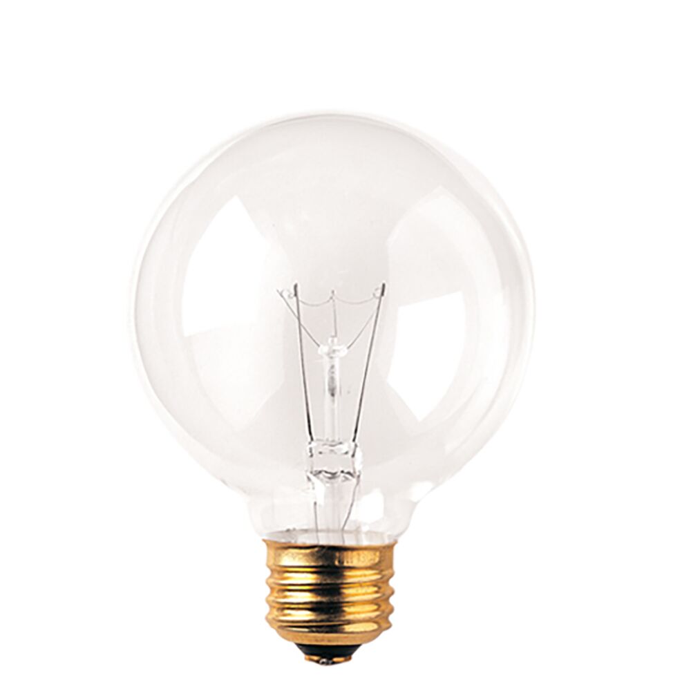 25W G25 Globe Clear E26 120V-24PK Bulb Bulbrite