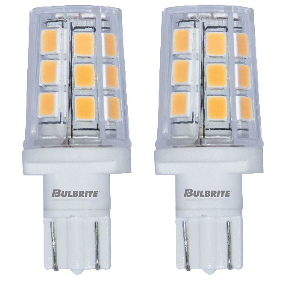 2.5W LED Wedge Clear 3000K 12V-2PK Bulb Bulbrite