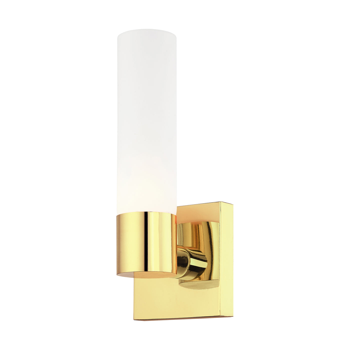 1 Light Polished Brass ADA Wall Sconce Wall Sconce Livex