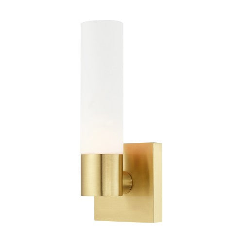 1 Light Satin Brass ADA Wall Sconce Wall Sconce Livex