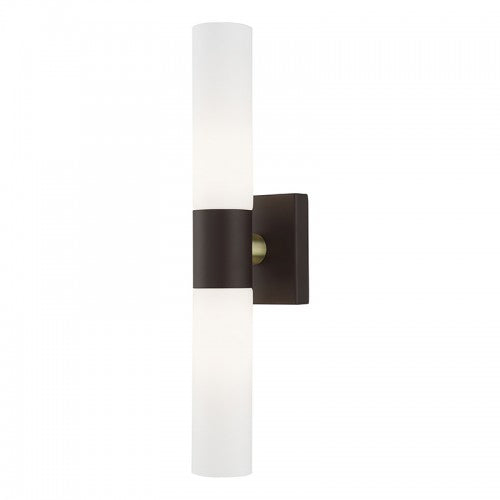 2 Light Bronze ADA Vanity Sconce Wall Sconce Livex