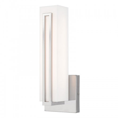 8W LED Polished Chrome ADA Wall Sconce Wall Sconce Livex