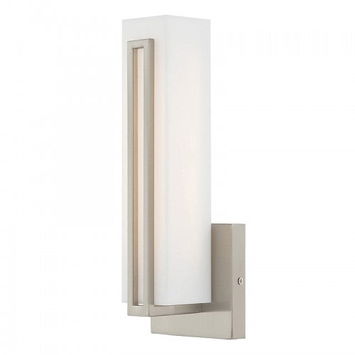 8W LED Brushed Nickel ADA Wall Sconce Wall Sconce Livex