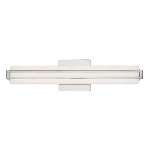 16W LED Polished Chrome ADA Bath Vanity Wall Sconce Livex