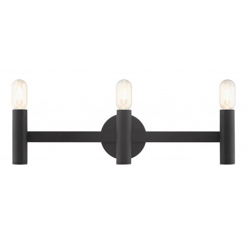 3 Light Black ADA Vanity Sconce Wall Sconce Livex