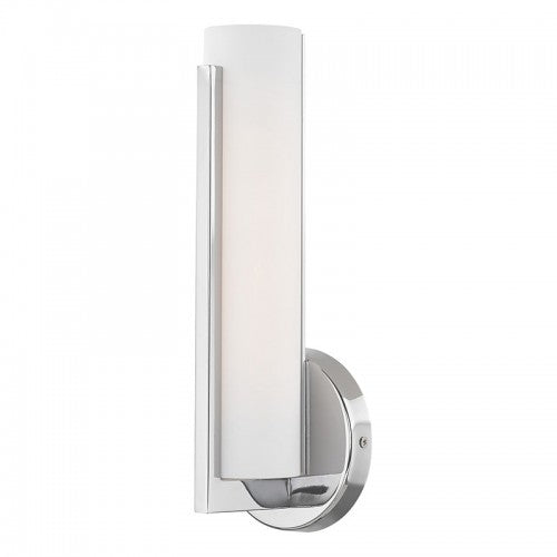 8W LED Polished Chrome ADA Wall Sconce Wall Sconce Livex