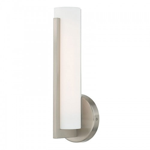 8W LED Brushed Nickel ADA Wall Sconce Wall Sconce Livex