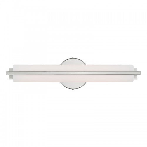 14W LED Polished Chrome ADA Bath Vanity Wall Sconce Livex