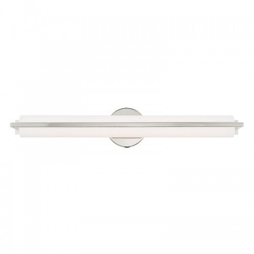 23W LED Polished Chrome ADA Bath Vanity Wall Sconce Livex