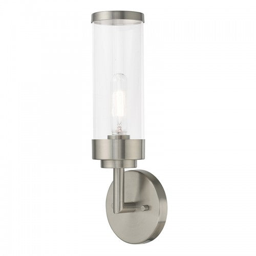 1 Light Brushed Nickel ADA Wall Sconce Wall Sconce Livex