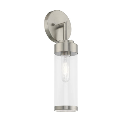 1 Light Brushed Nickel ADA Wall Sconce Wall Sconce Livex