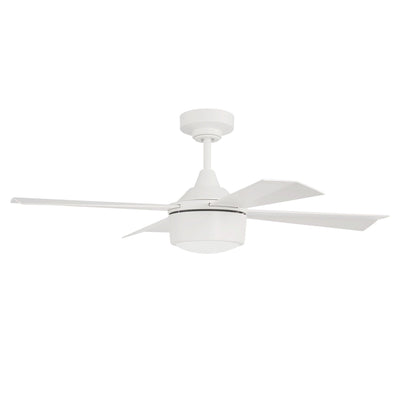 42" Theo,White Finish, White Blades, Light Kit Inlcuded (Optional) Ceiling Fan CRAFTMADE