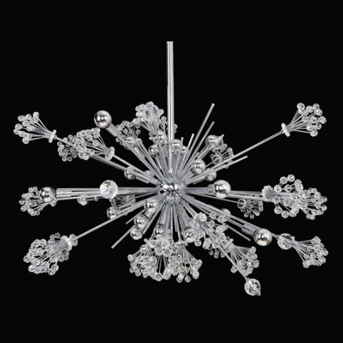 Constellation 30 Light Pendant Chrome Pendant Allegri