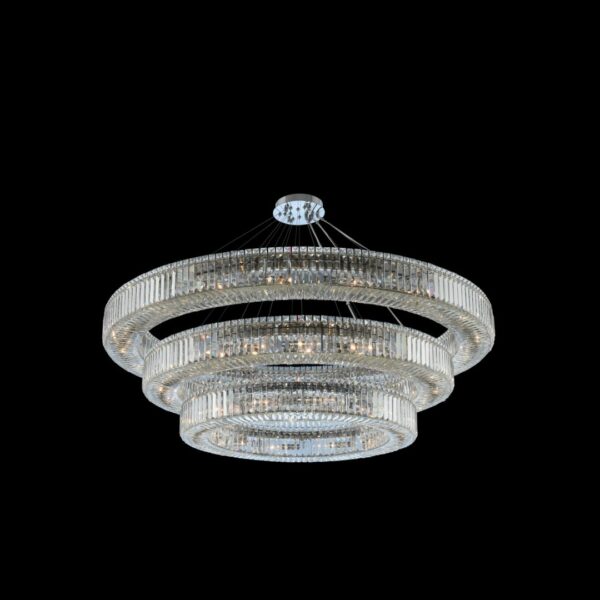 Rondelle (36 + 47 + 60) Inch 3 Tier Pendant Pendant Allegri