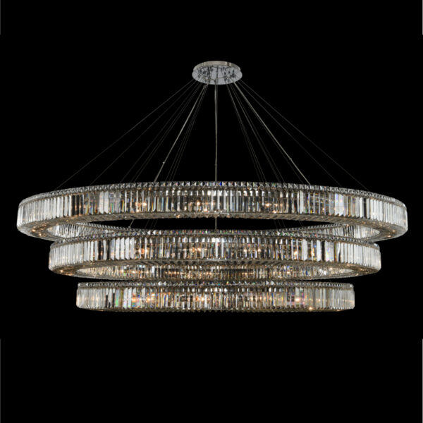 Rondelle (60 + 72 + 84) Inch 3 Tier Pendant Pendant Allegri