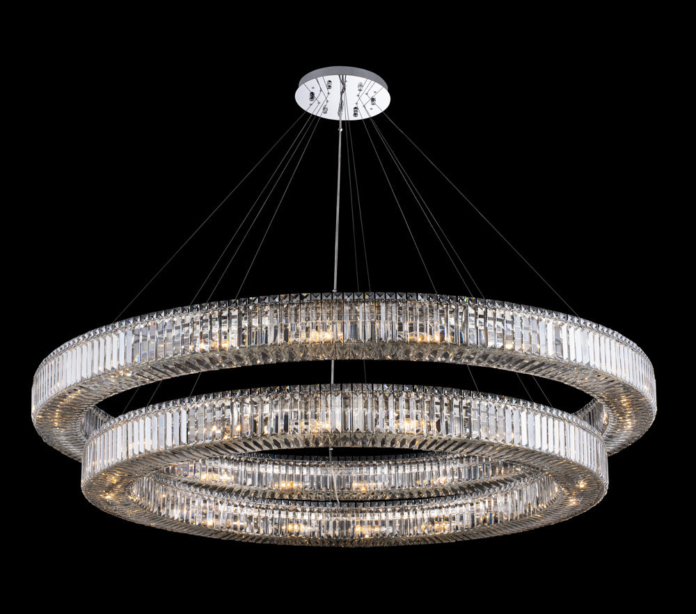 Rondelle 2 Tier Pendant (60" + 72") Pendant Allegri