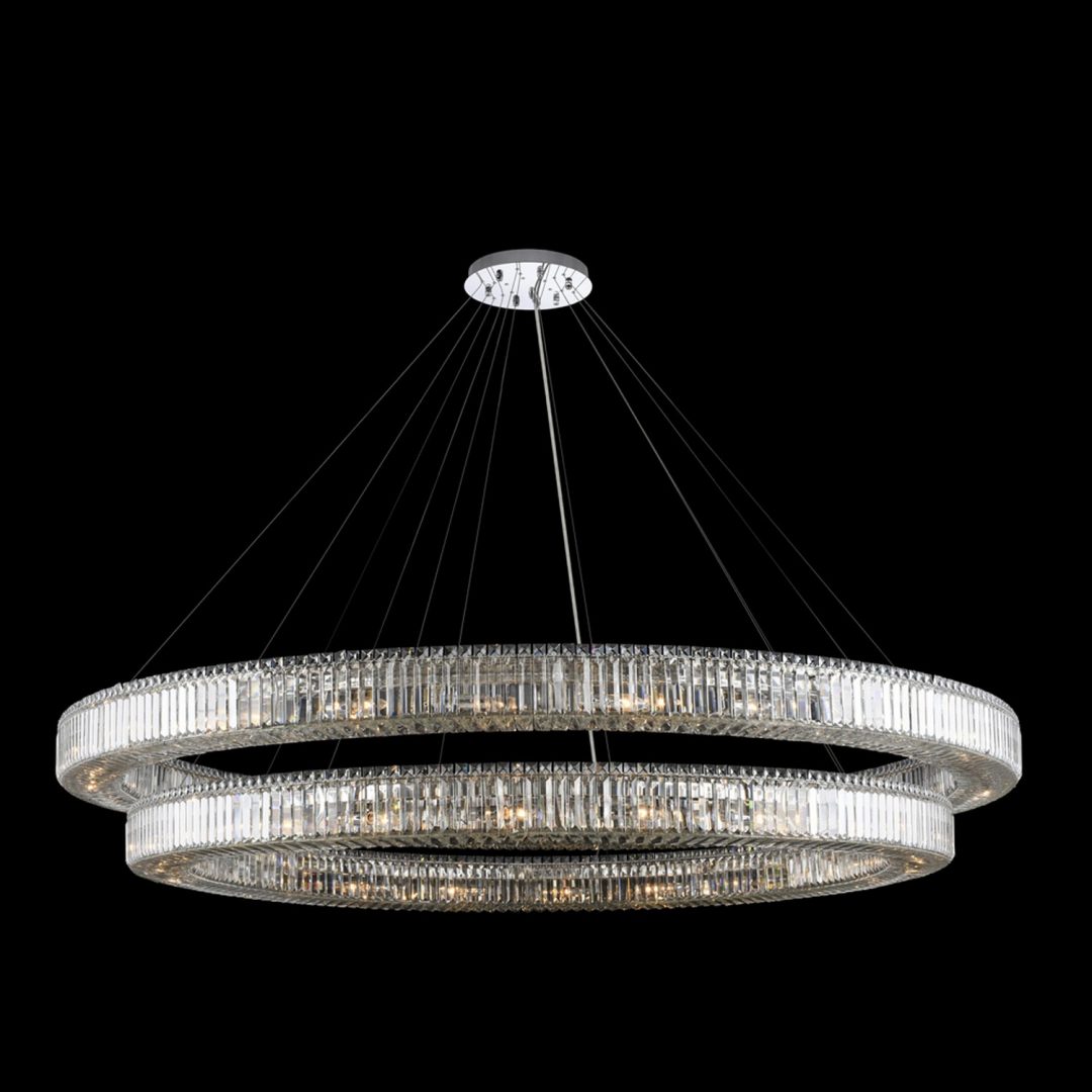 Rondelle 2 Tier Pendant (72" + 84") Pendant Allegri