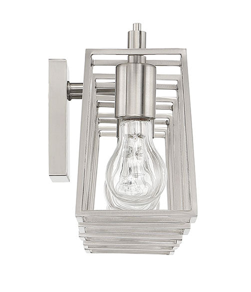 Dunn 5 Light Vanity in Brushed Polished Nickel Bath and Vanity Craftmade