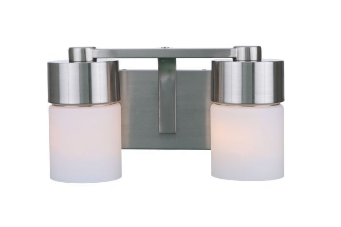 District 2 Light Vanity in Brushed Polished Nickel Bath and Vanity Craftmade