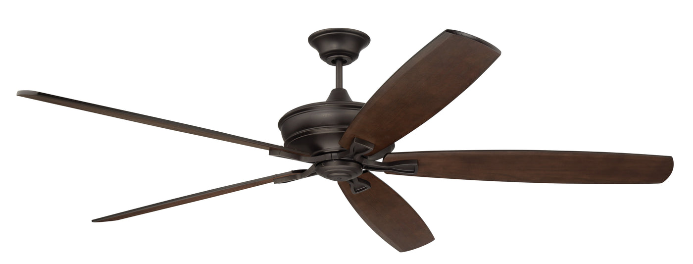 72" Santori Indoor/Outdoor (Damp) in Espresso w/ Walnut Blades Ceiling Fan CRAFTMADE