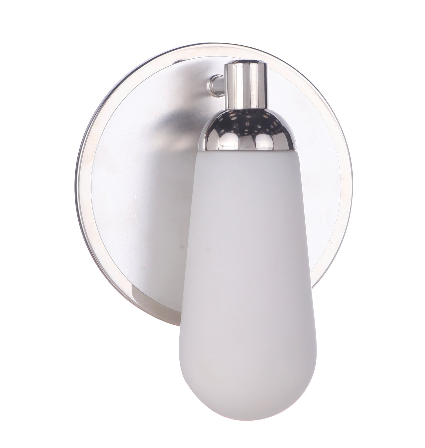 Riggs 1 Light Wall Sconce in Brushed Polished Nickel/Polished Nickel Wall Sconce Craftmade