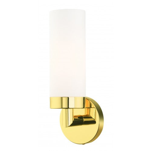 1 Light Polished Brass ADA Single Sconce Wall Sconce Livex