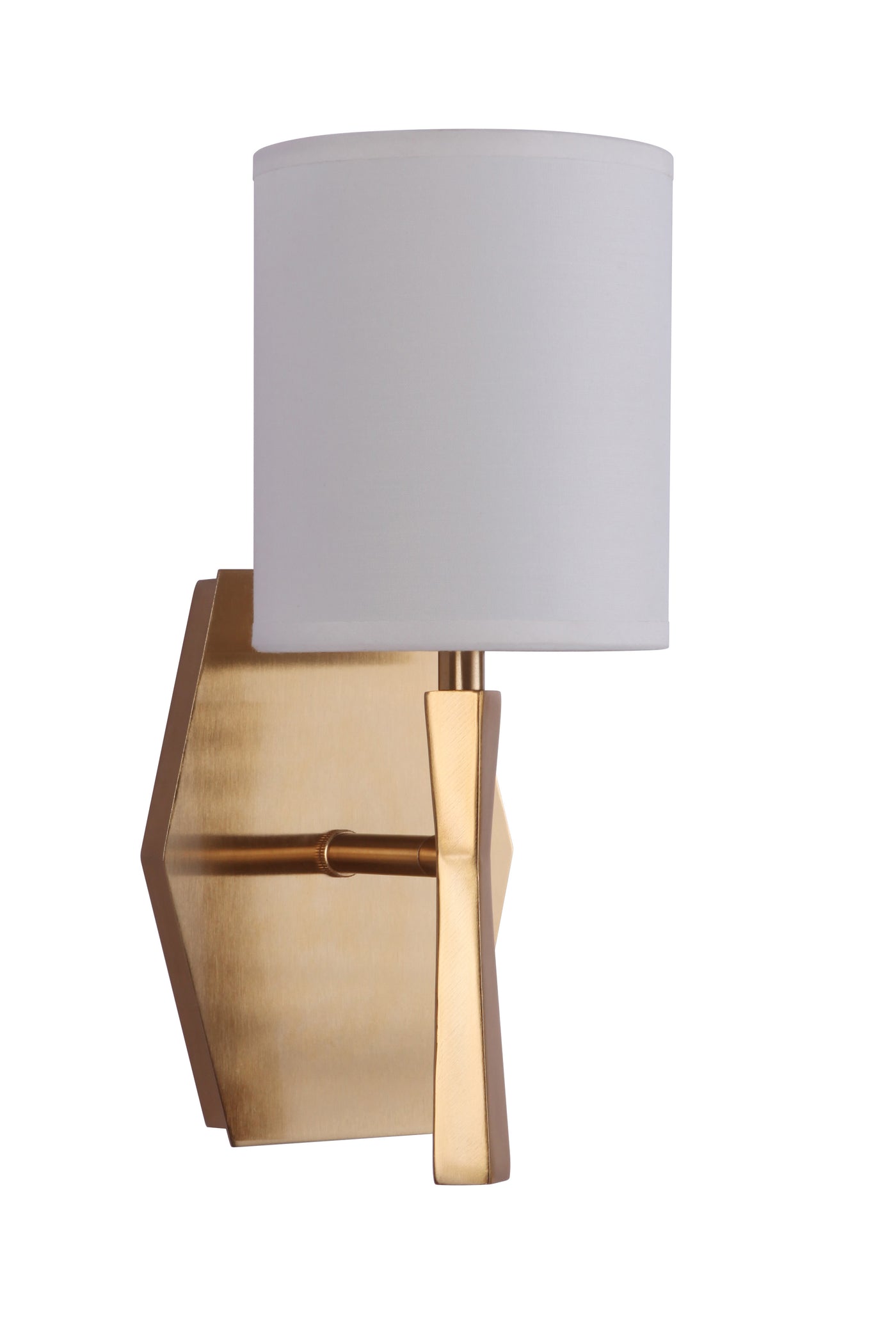 Chatham 1 Light Wall Sconce in Satin Brass Wall Sconce Craftmade