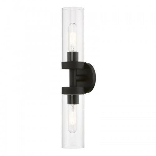 2 Light Black ADA Vanity Sconce Wall Sconce Livex