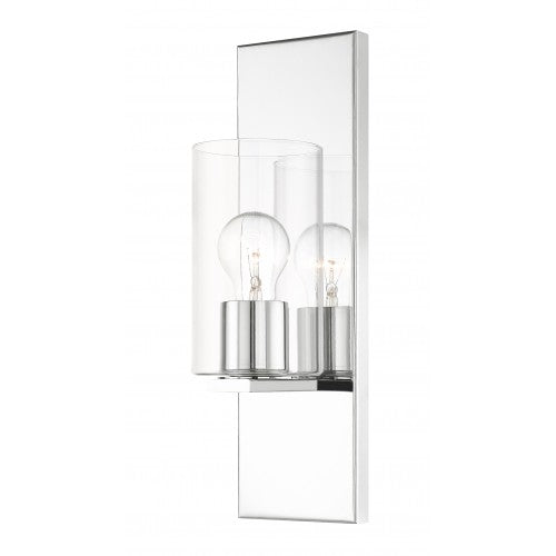 1 Light Polished Chrome Wall Sconce Wall Sconce Livex