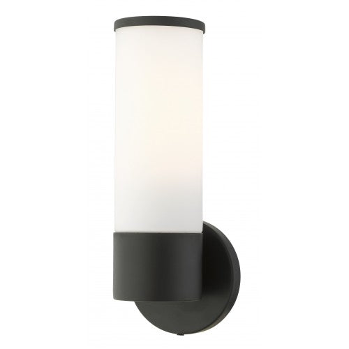 1 Light Black ADA Single Sconce Wall Sconce Livex