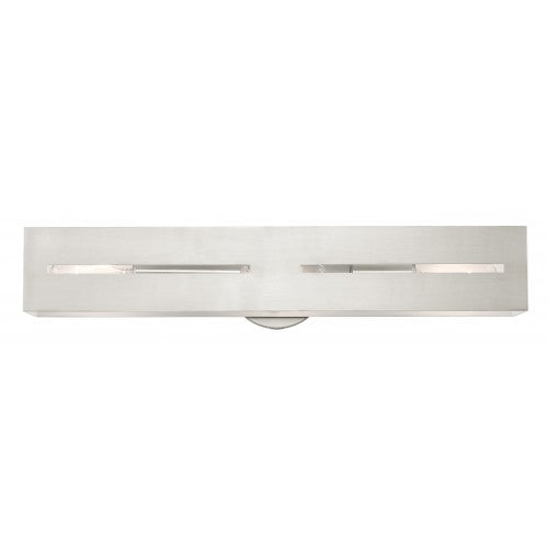 3 Light Brushed Nickel ADA Vanity Sconce Wall Sconce Livex