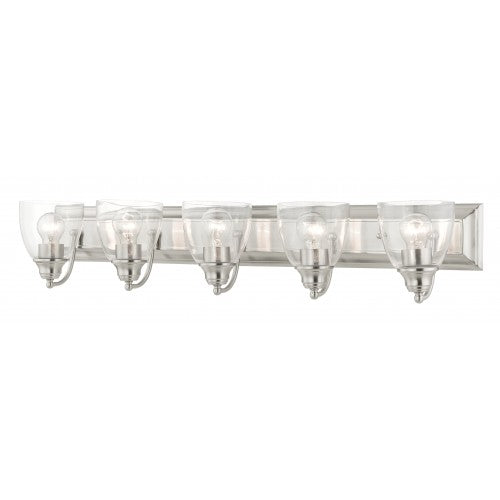 5 Light Brushed Nickel Vanity Sconce Wall Sconce Livex