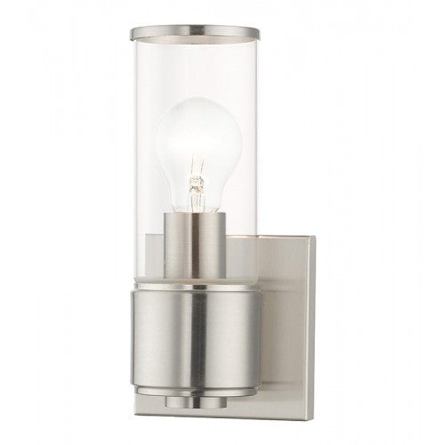 1 Light Brushed Nickel ADA Sconce Wall Sconce Livex