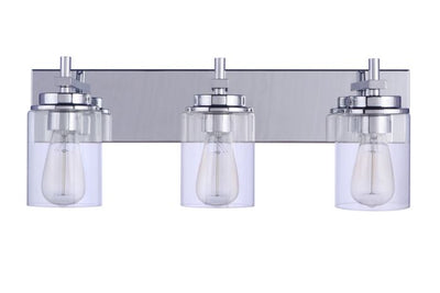 Reeves 3 Light Vanity in Chrome Bath and Vanity Craftmade