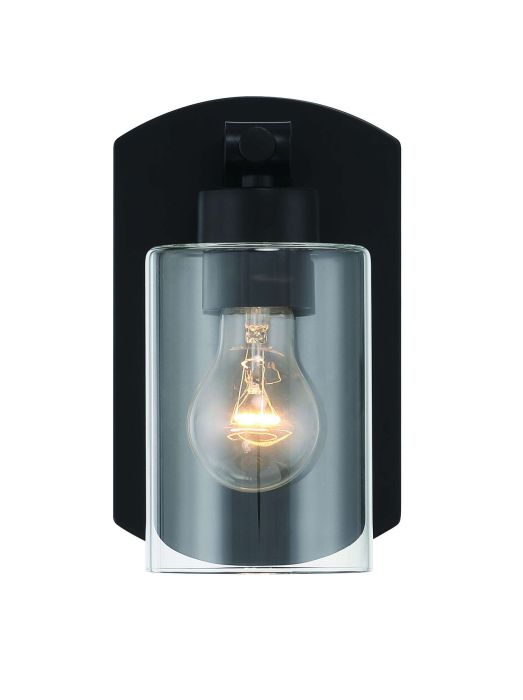 Hendrix 1 Light Wall Sconce in Flat Black Wall Sconce Craftmade