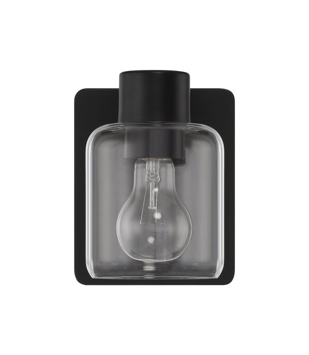 Rori 1 Light Wall Sconce in Flat Black Wall Sconce Craftmade