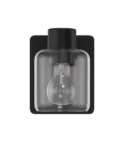 Rori 1 Light Wall Sconce in Flat Black Wall Sconce Craftmade