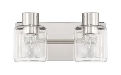 ##Antique Hardware## Rori 2 Light Vanity in Polished Nickel