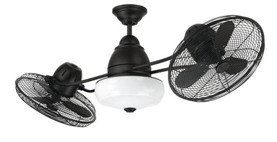 48" Bellows II Indoor/Outdoor (Damp) in Flat Black w/ Flat Black Blades Ceiling Fan CRAFTMADE