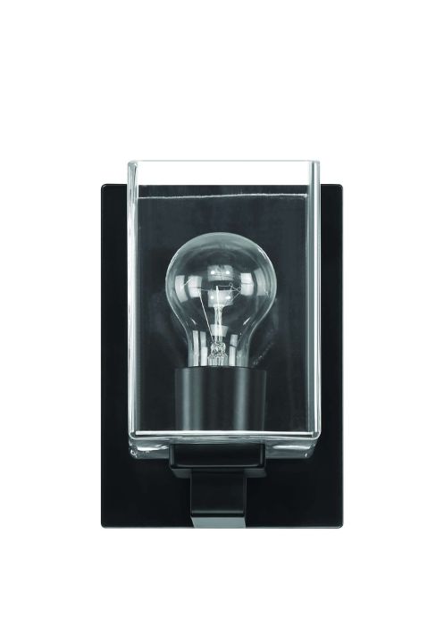 McClane 1 Light Wall Sconce in Flat Black Wall Sconce Craftmade