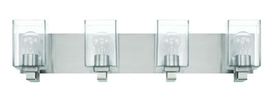 McClane 4 Light Vanity in Brushed Polished Nickel Bath and Vanity Craftmade